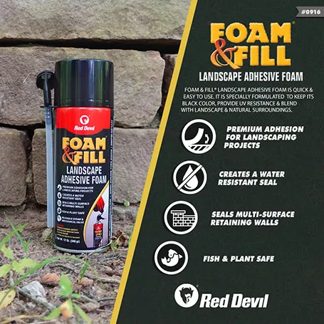 product Foam & Fill® Landscape Adhesive